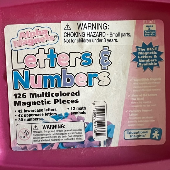 Magnetic Letters and Numbers - Picture 2 of 4